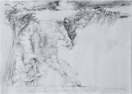 Sanatorium 1 Bleistift 30x42cm W.Dreysse